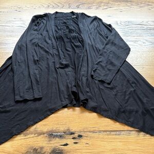 Cyrus Black Women's Cardigan Lace-up detail - Size 1X